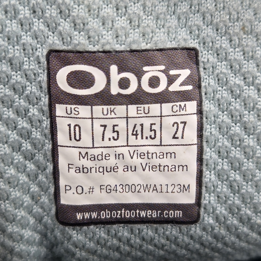 New Oboz Katabatic Low Hiking Sneaker Women's Shoes Size 10 - Picture 8 of 8